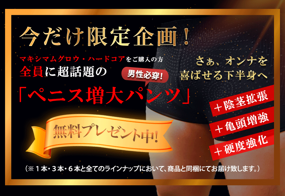 ペニス増大パンツプロモーション